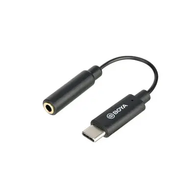 Boya BY-K4 3.5mm TRS (Female) to Type-C (Male) Audio Adapter